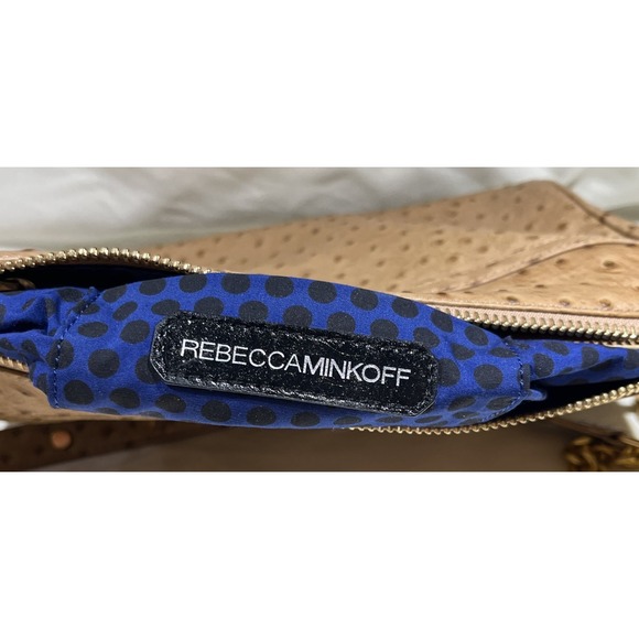 REBECCA MINKOFF Large MAC Taupe Crossbody Leather Purse - Picture 6 of 15